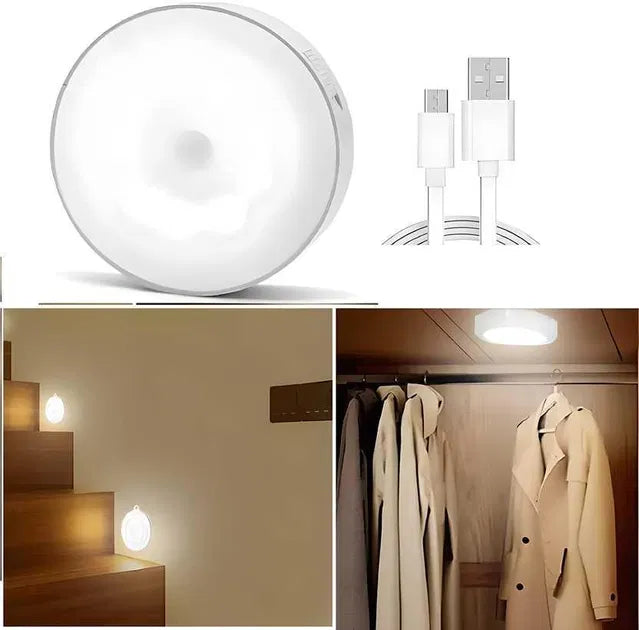 Rechargeable Motion Sensor LED Lights – Pack of 2